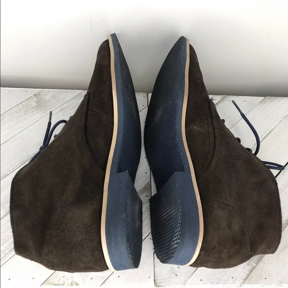 JD FISK Mens Fredrick Brown Suede CHUKKA Desert lace up Ankle Boots Size 12 - Picture 6 of 9